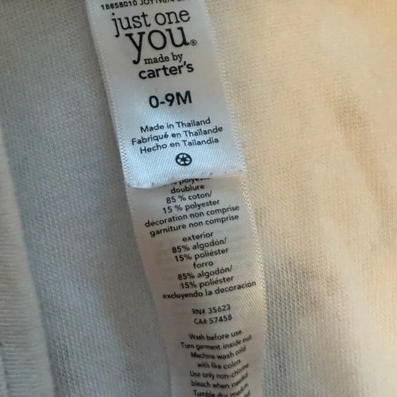 Carter's Cream and Gray Animal Print Kids Pajama Robe - Picture 2 of 5